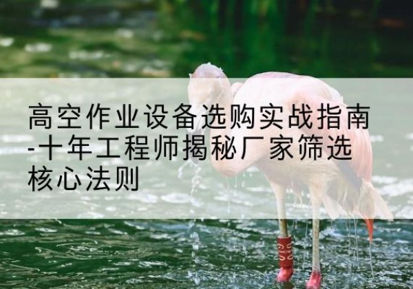 安福剪叉式升降机厂家-高空作业设备选购实战指南-十年工程师揭秘厂家筛选核心法则